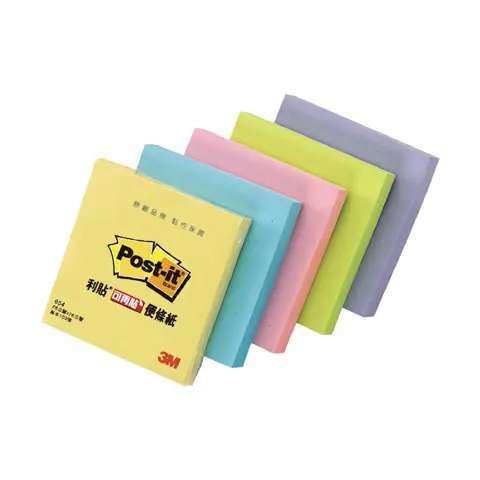 3M Post-it 654-2A利貼 可再貼便條紙 粉藍